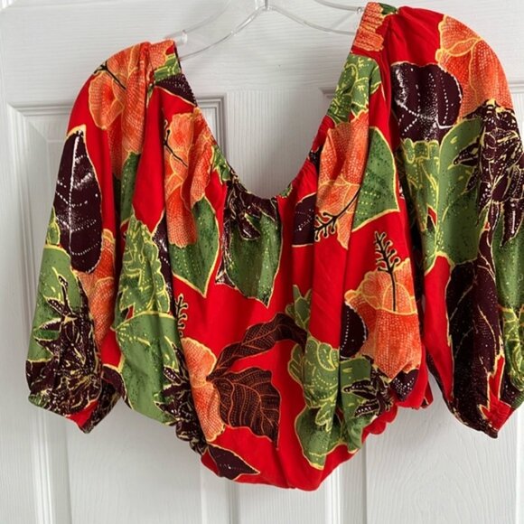 Free People Tropical Crop Top - Picture 1 of 2
